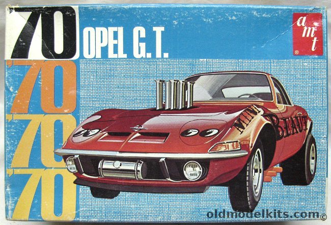 AMT 1/25 1970 Buick Opel GT - Stock / Custom / Drag / Rally, Y735-200 plastic model kit